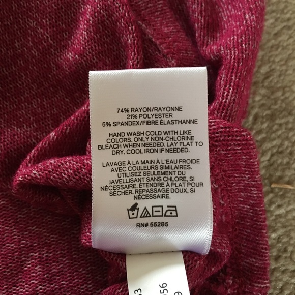 ❤️LAST DAY! Donating!❤️EXPRESS burgundy shirt - Picture 6 of 7